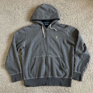 Polo Ralph Lauren Heather Zip Up Inner Plaided Hood Jacket